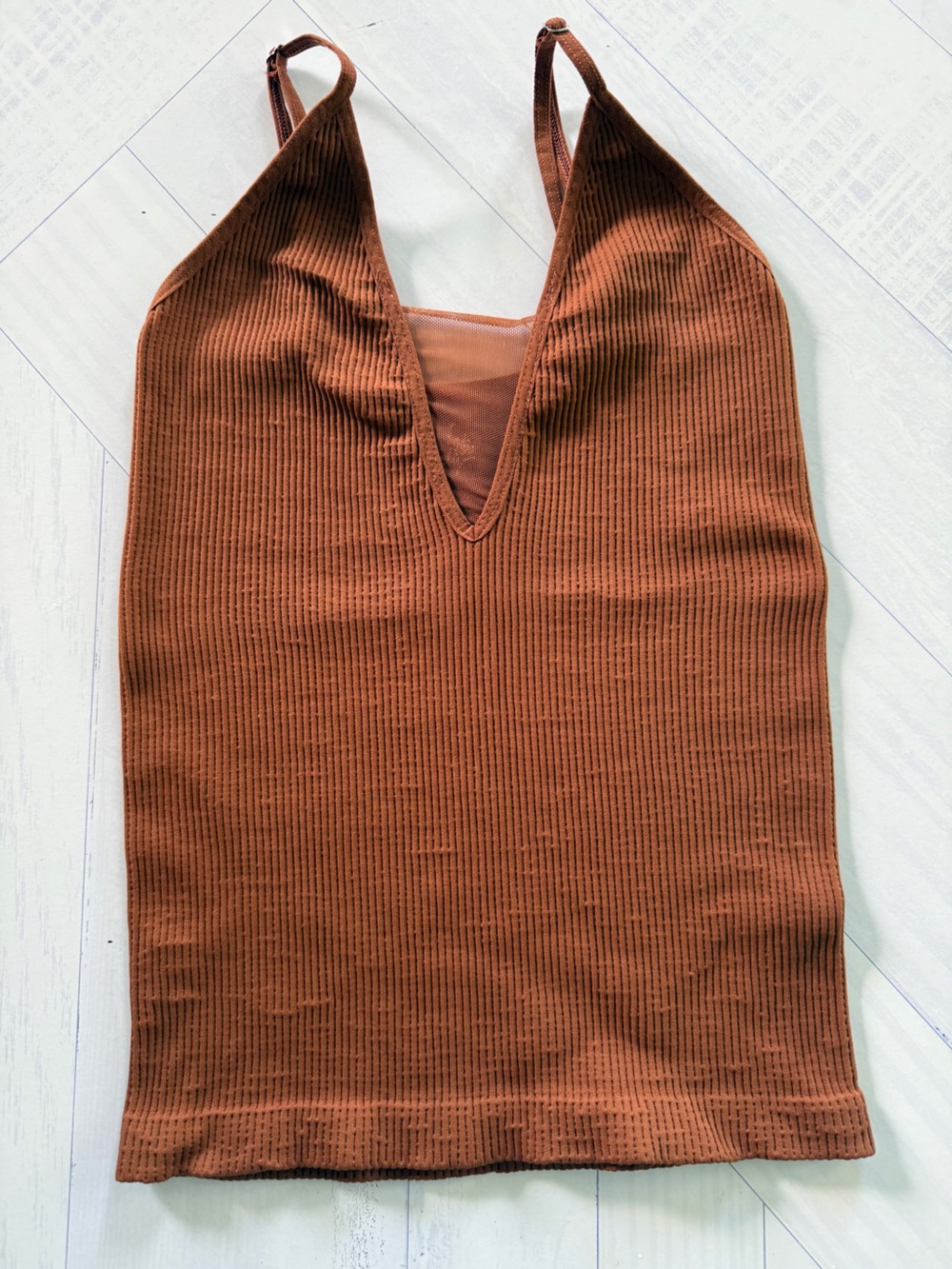 XS/S Brown Free People V-Neck Cami